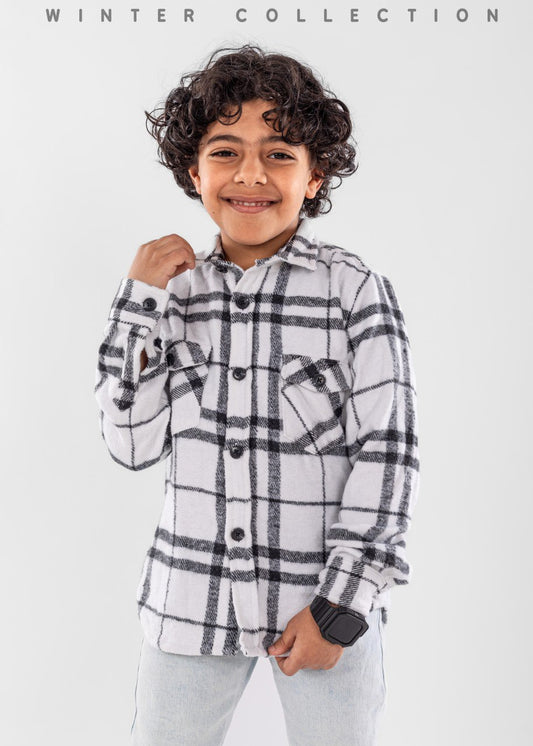 قميص كاروهات اطفال