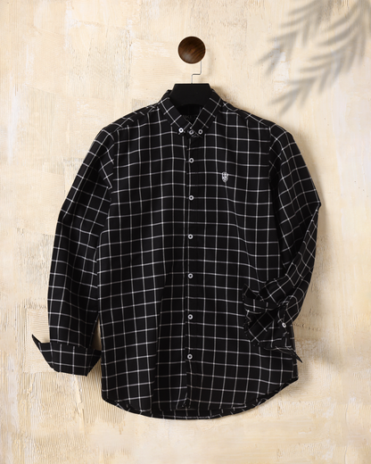 Windowpane Check Shirt