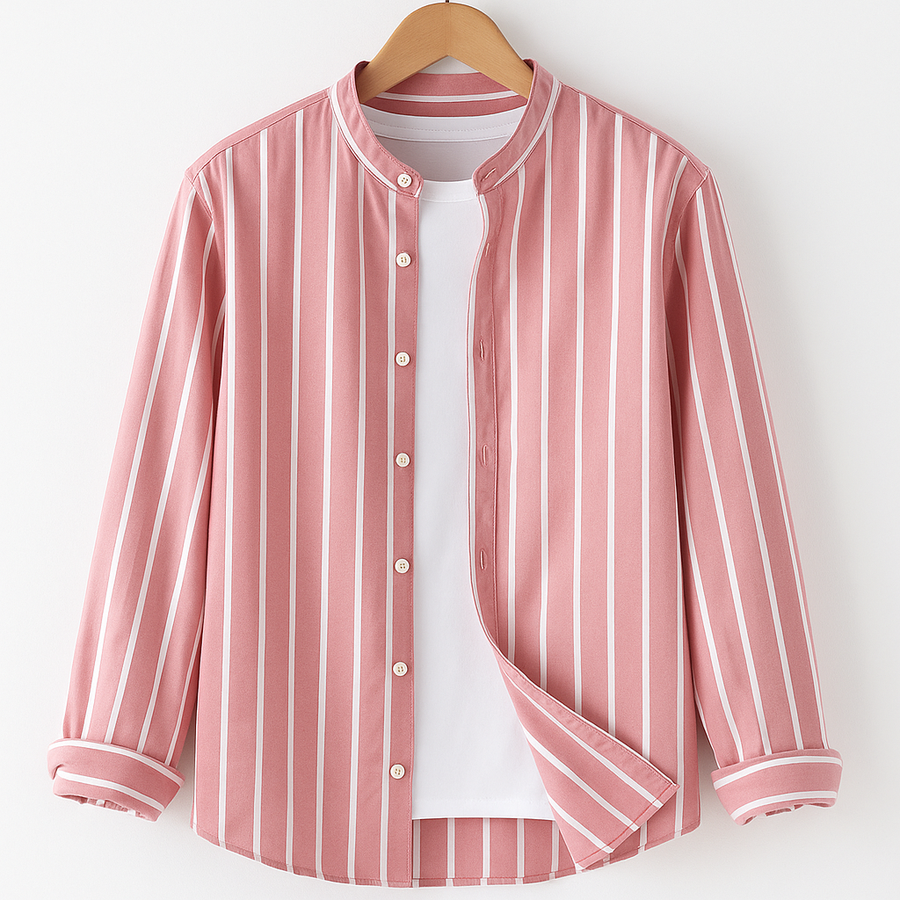Mandarin Collar Shirt