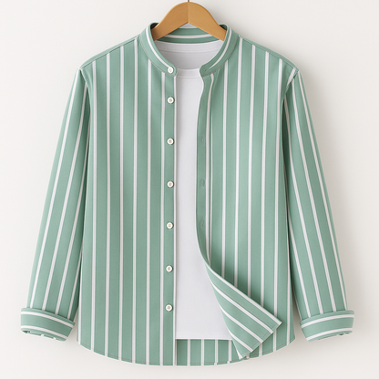 Mandarin Collar Shirt