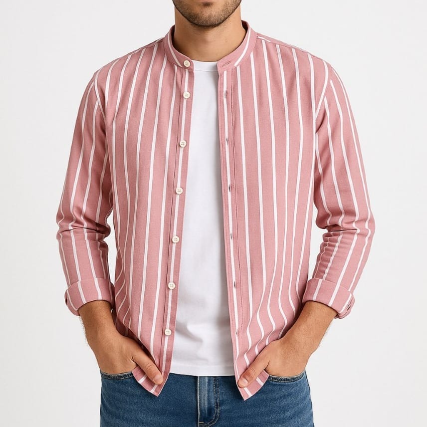 Mandarin Collar Shirt