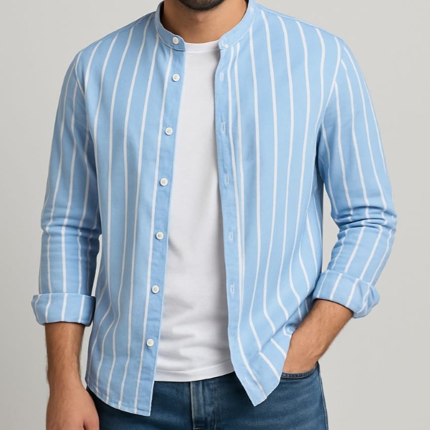 Mandarin Collar Shirt