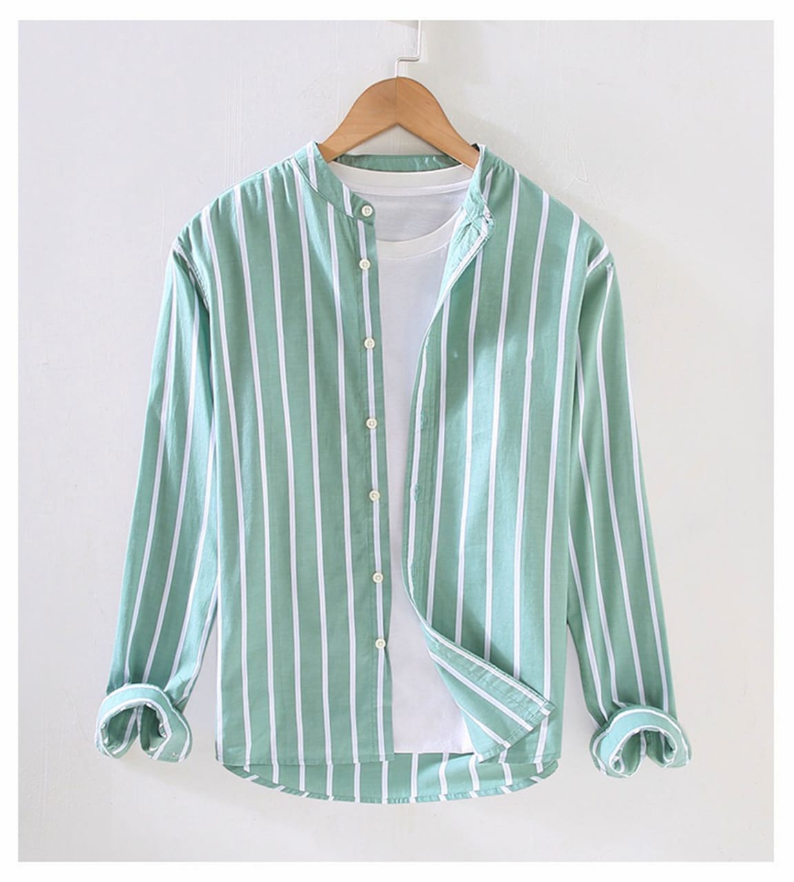 Mandarin Collar Shirt