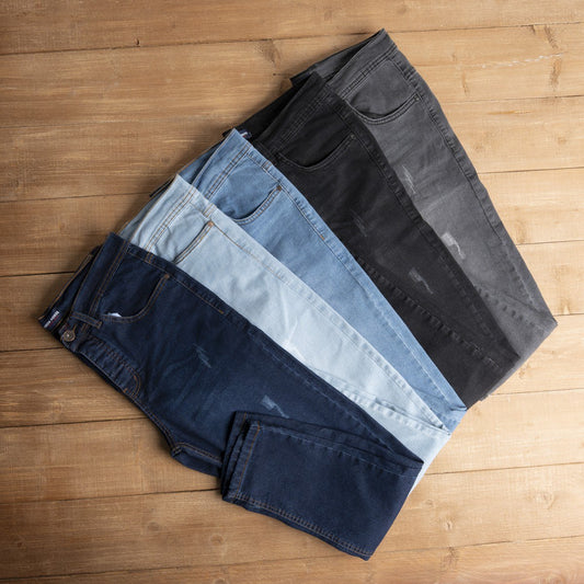 بنطلون جينز مخربش